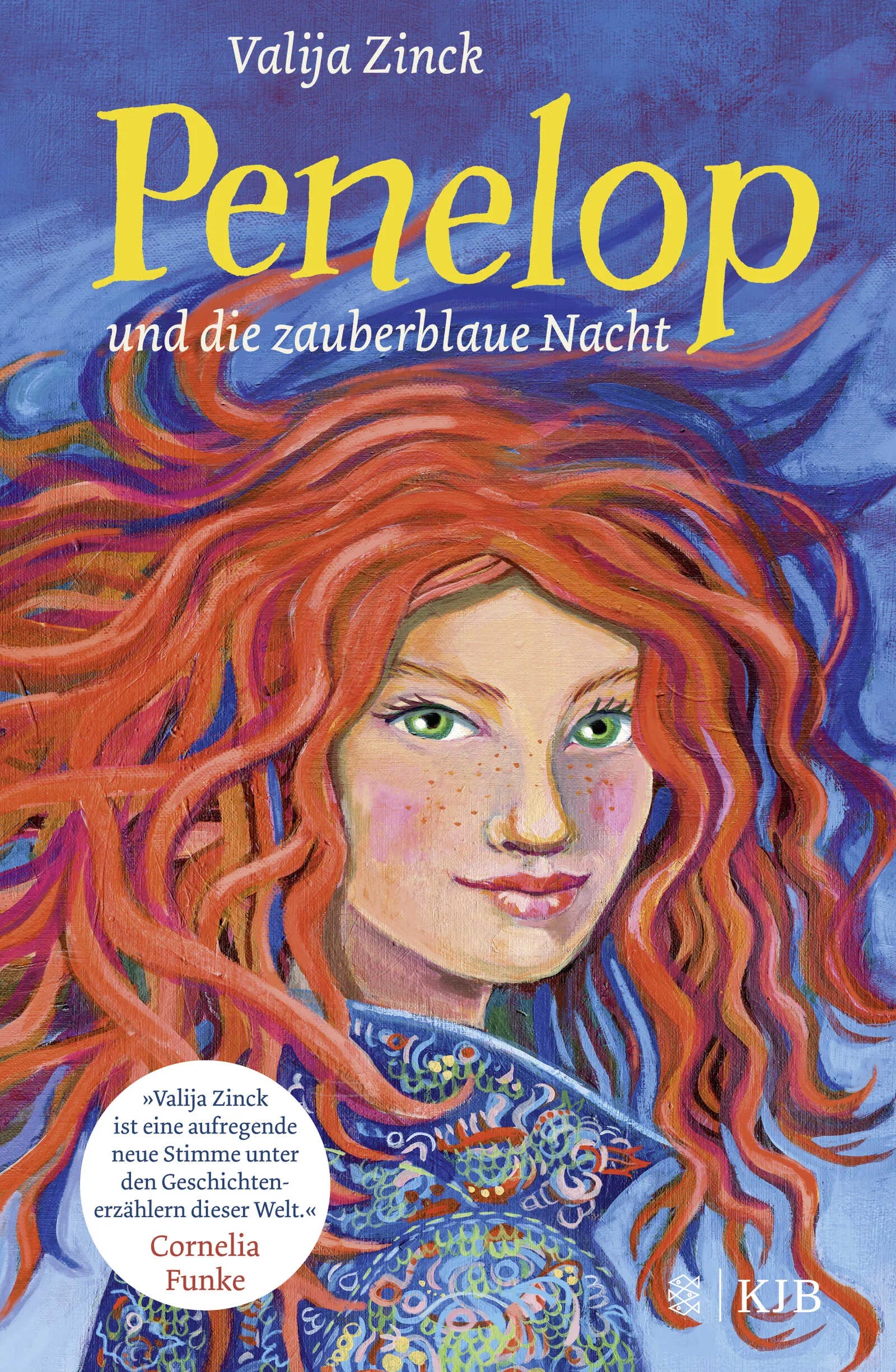 Buchcover von 'Penelop und die zauberblaue Nacht' - Gebundene Ausgabe von Valija Zinck