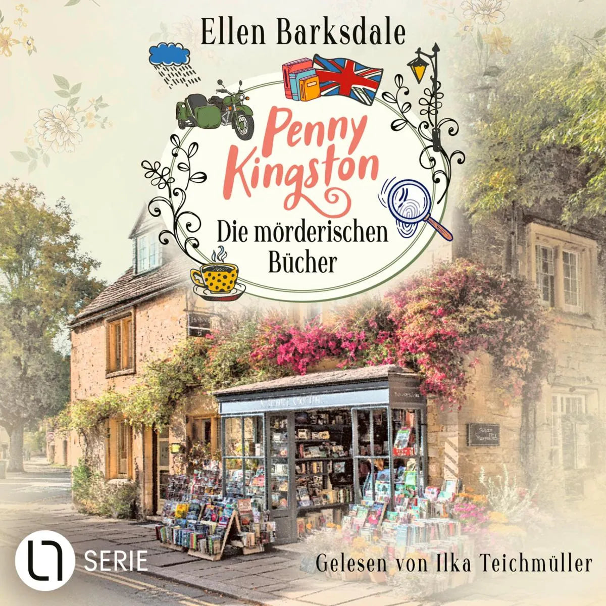 Cover: Penny Kingston - Die mörderischen Bücher (Hörbuch Download) von Ellen Barksdale