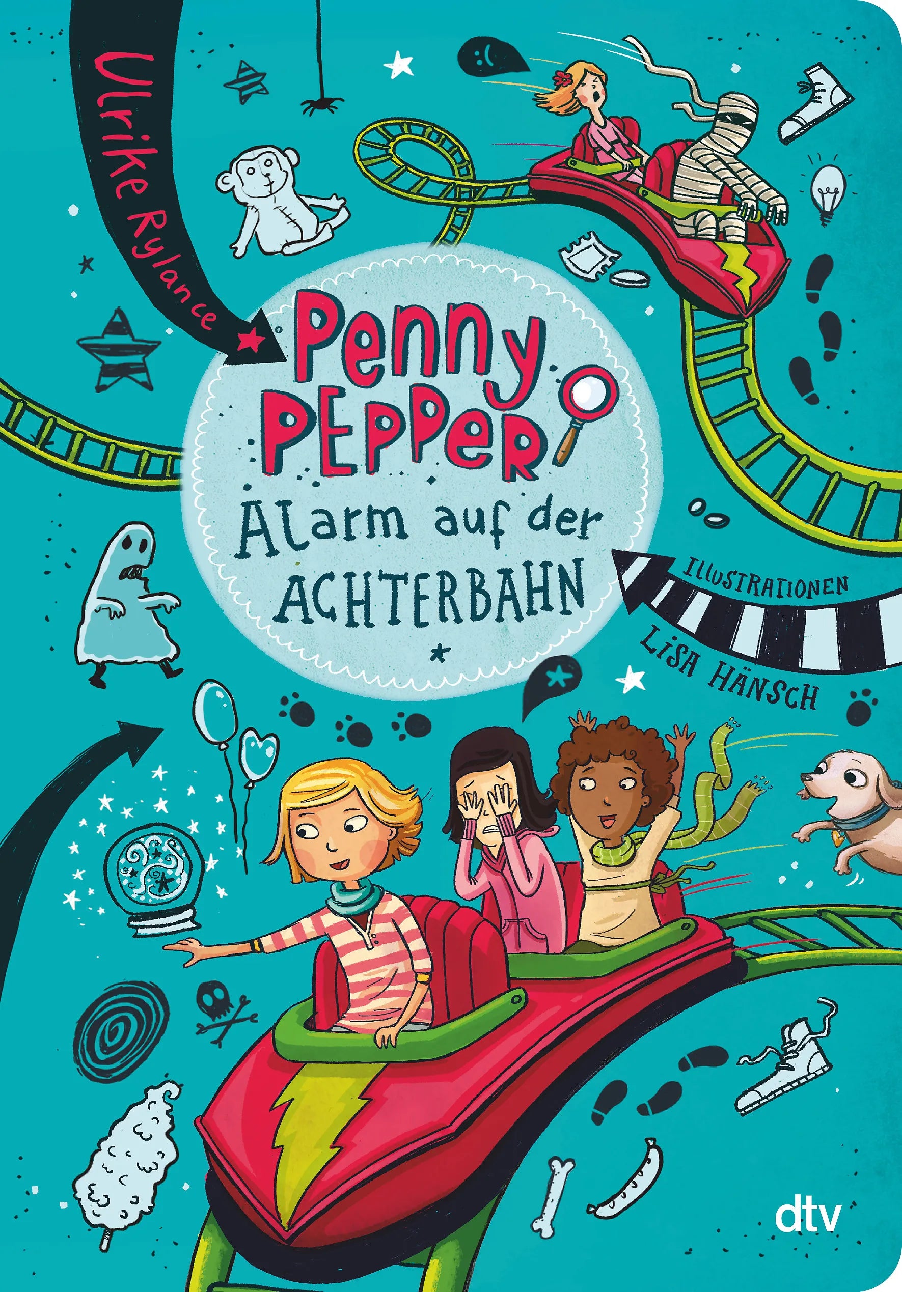 Buchcover von 'Penny Pepper - Alarm auf der Achterbahn' - Taschenbuch von Ulrike Rylance