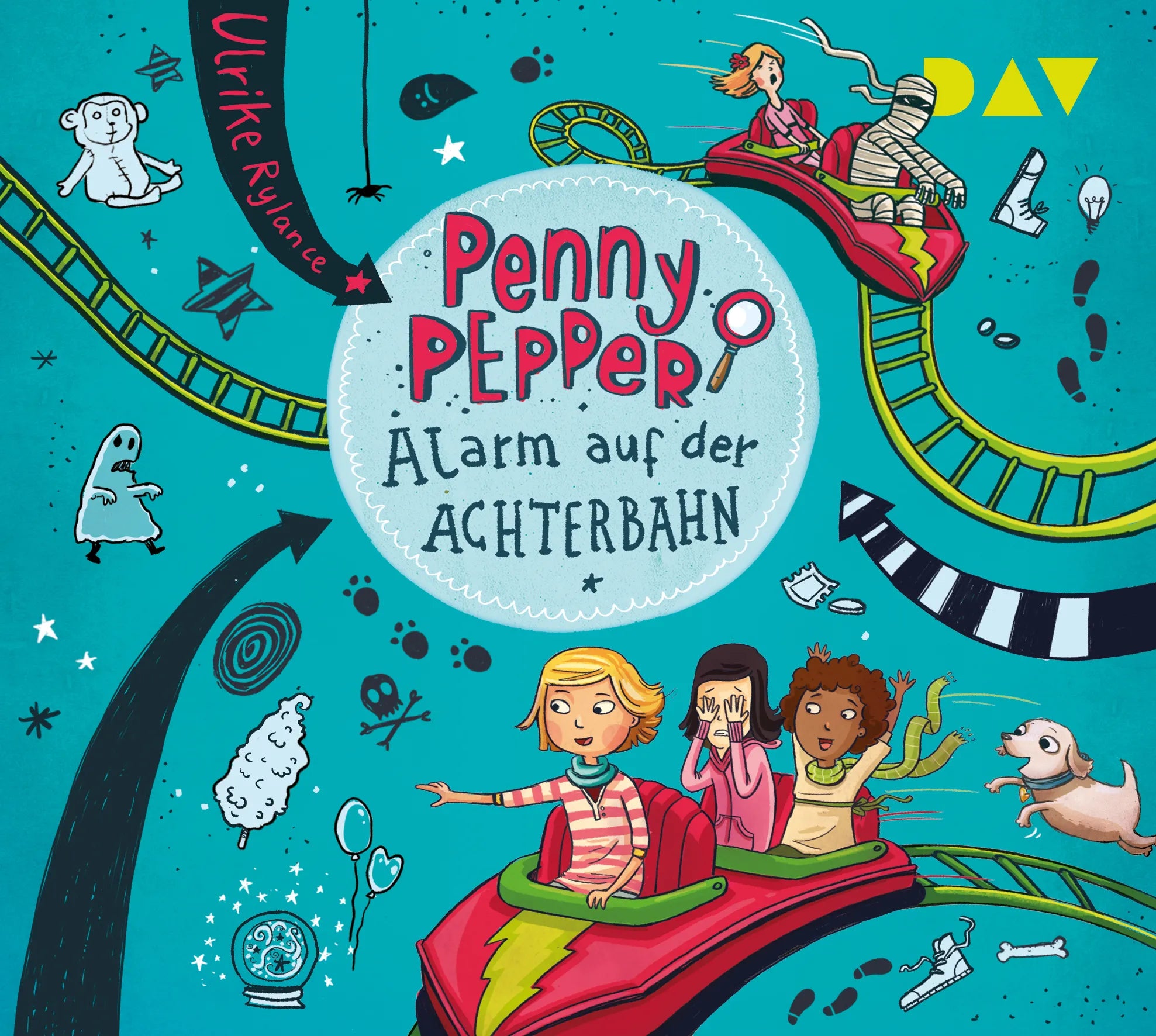 Buchcover von 'Penny Pepper – Teil 2: Alarm auf der Achterbahn' - Hörbuch (CD) von Ulrike Rylance