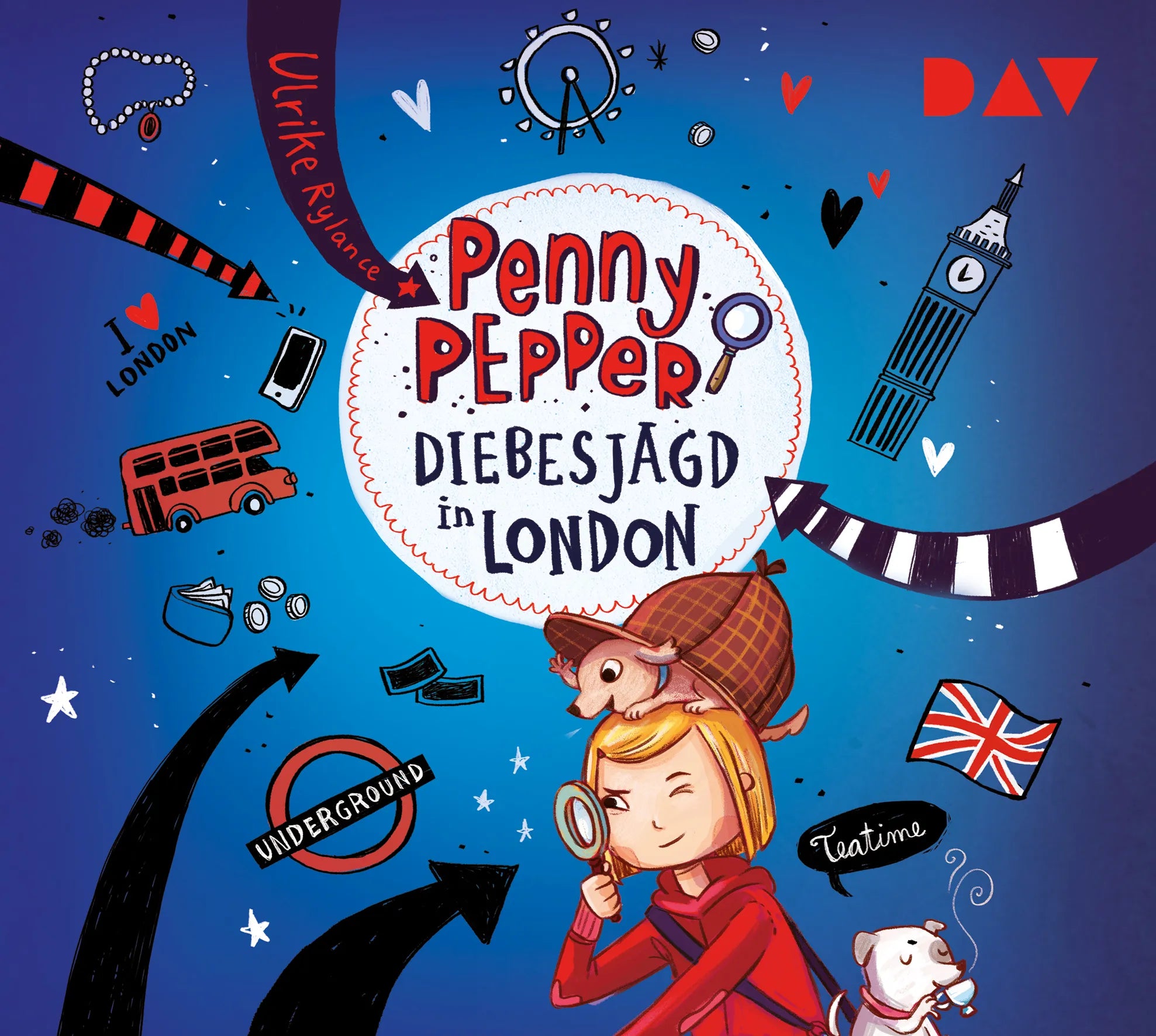Buchcover von 'Penny Pepper – Teil 7: Diebesjagd in London' - Hörbuch (CD) von Ulrike Rylance
