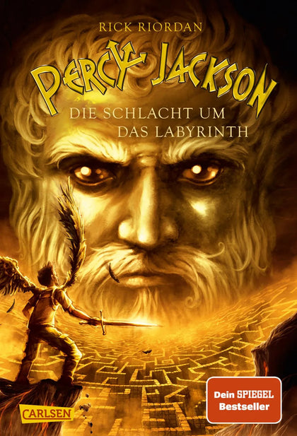 Buchcover von 'Percy Jackson 4: Die Schlacht um das Labyrinth' - Gebundene Ausgabe von Rick Riordan