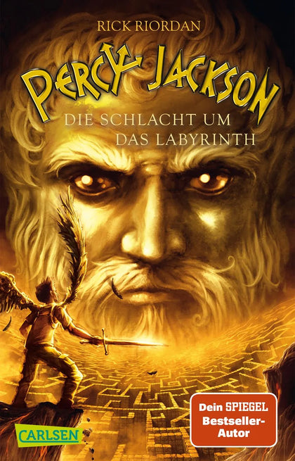 Buchcover von 'Percy Jackson 4: Die Schlacht um das Labyrinth' - Taschenbuch von Rick Riordan