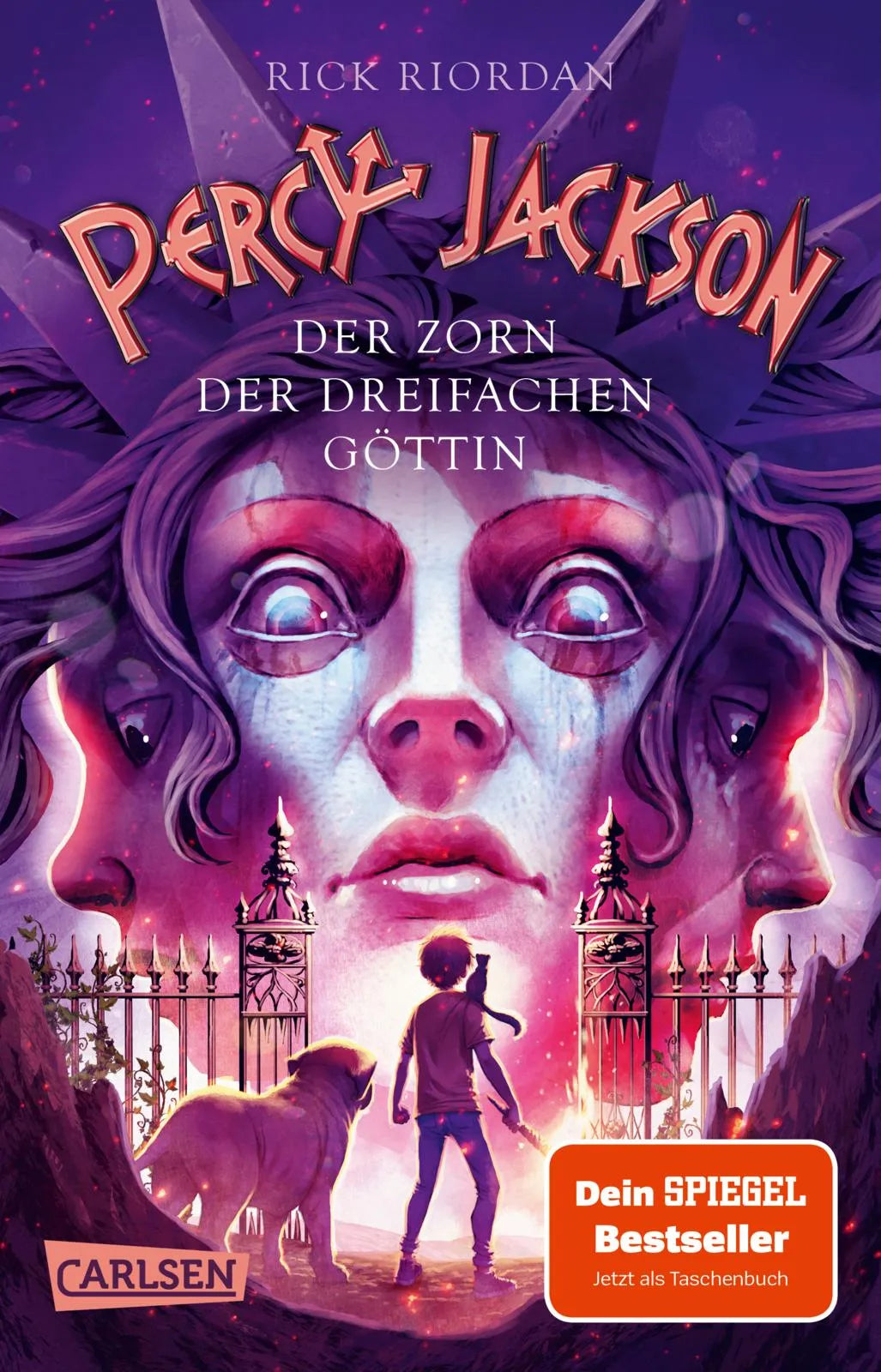 Cover: Percy Jackson 7: Der Zorn der dreifachen Göttin (Taschenbuch) von Rick Riordan