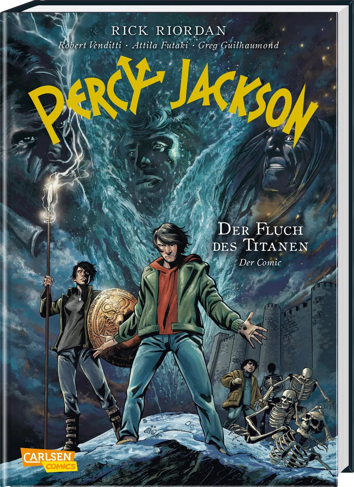 Buchcover von 'Percy Jackson' - Gebundene Ausgabe von Rick Riordan
