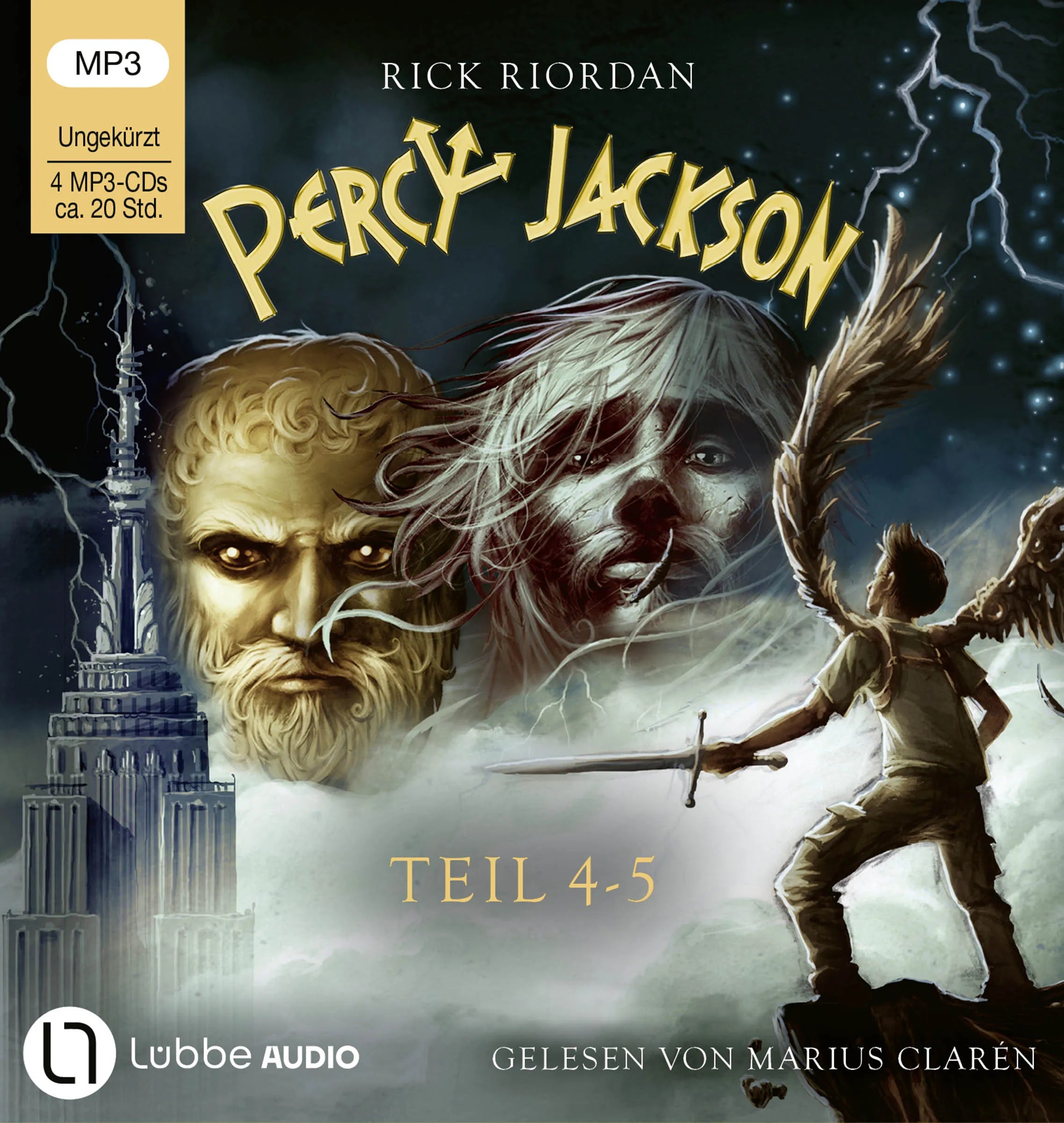 Cover: Percy Jackson - Teil 4-5 (Hörbuch CD) von Rick Riordan