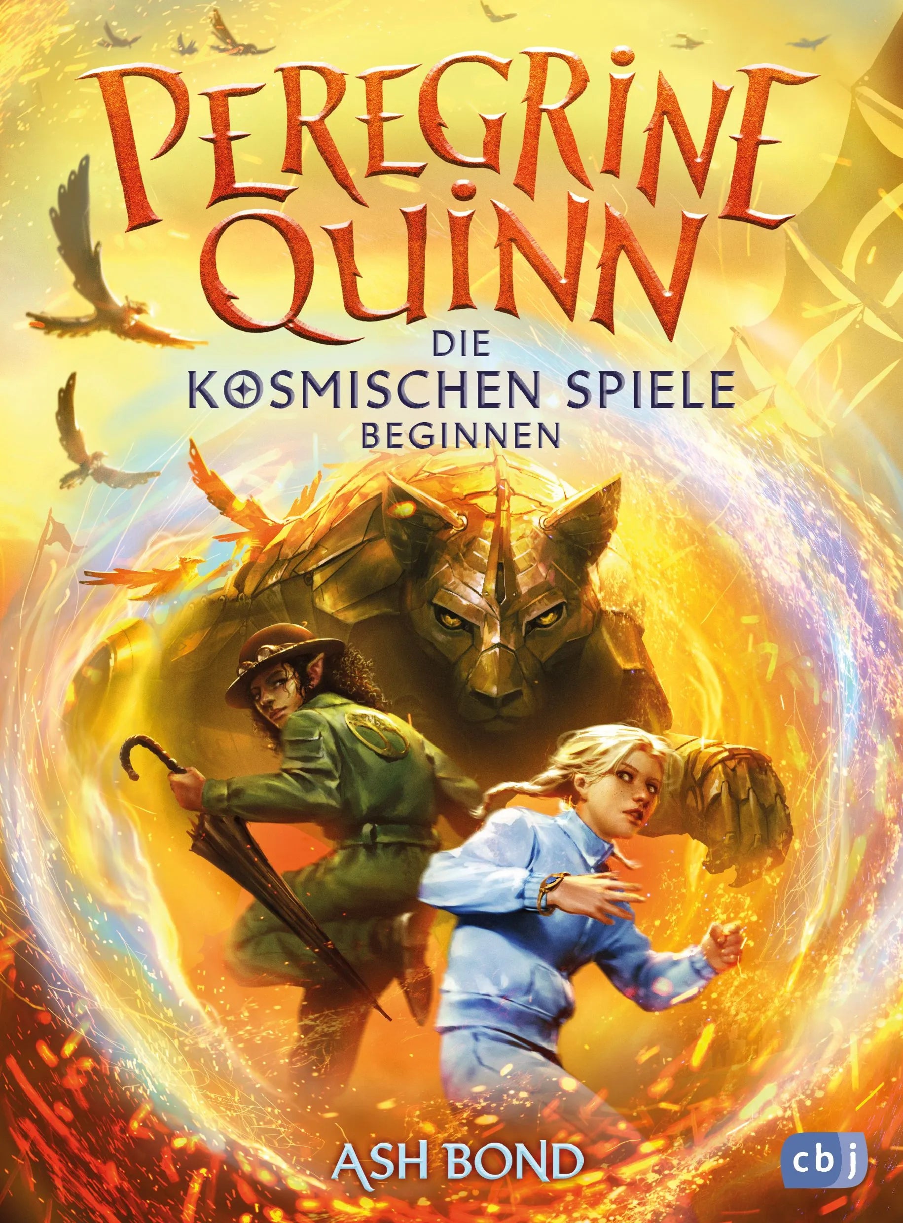Cover: Peregrine Quinn – Die Kosmischen Spiele beginnen (Hardcover) von Ash Bond