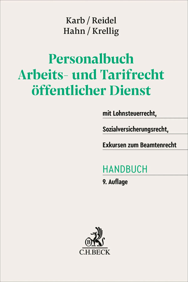 Personalbuch Arbeits- und Tarifrecht öffentlicher Dienst