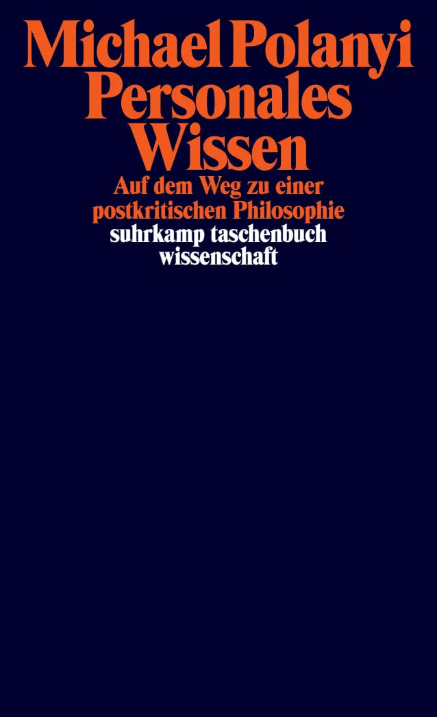 Buchcover von 'Personales Wissen' - Taschenbuch von Michael Polanyi