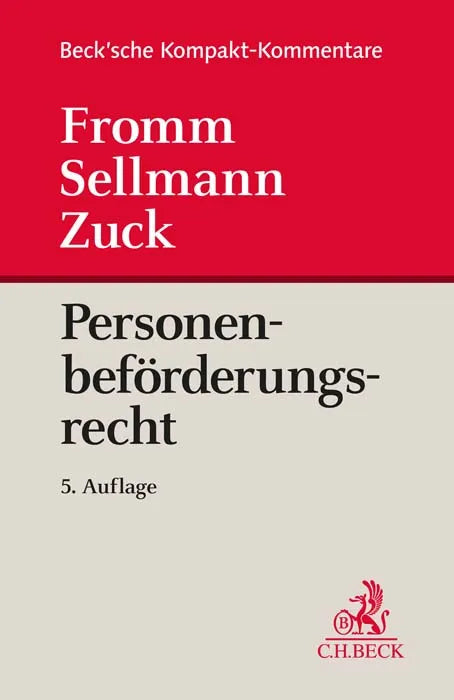 Buchcover von 'Personenbeförderungsrecht' - Gebundene Ausgabe von Klaus-Albrecht Sellmann