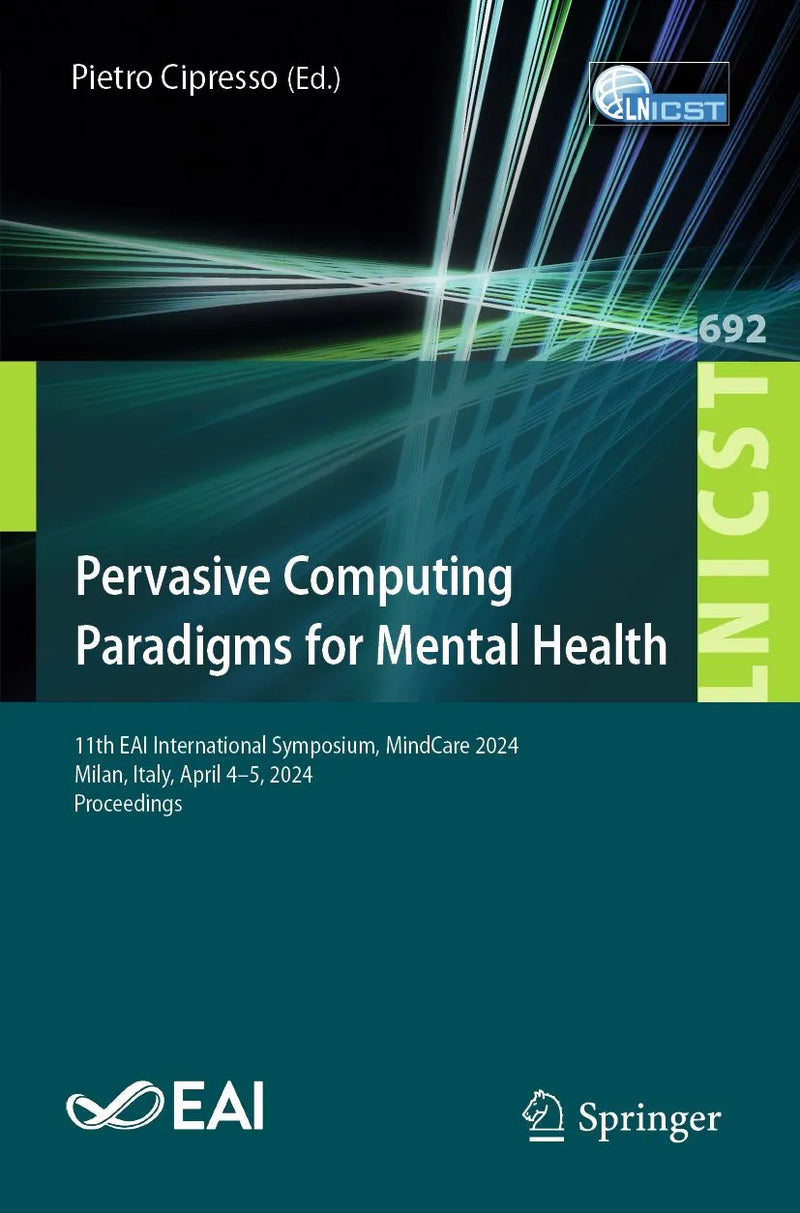 Pervasive Computing Paradigms for Mental Health
