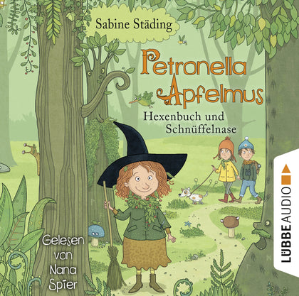 Buchcover von 'Petronella Apfelmus - Hexenbuch und Schnüffelnase' - Hörbuch (CD) von Sabine Städing