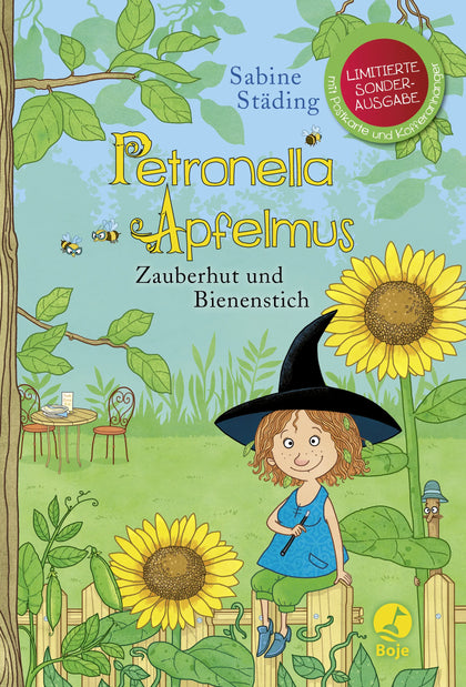 Buchcover von 'Petronella Apfelmus - Zauberhut und Bienenstich' - Paperback von Sabine Städing