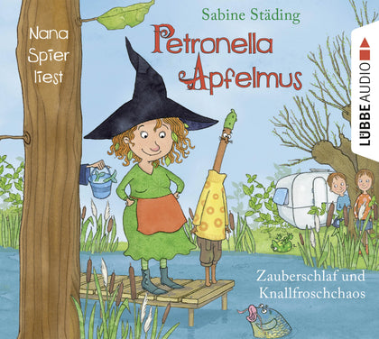 Buchcover von 'Petronella Apfelmus - Zauberschlaf und Knallfroschchaos' - Hörbuch (CD) von Sabine Städing