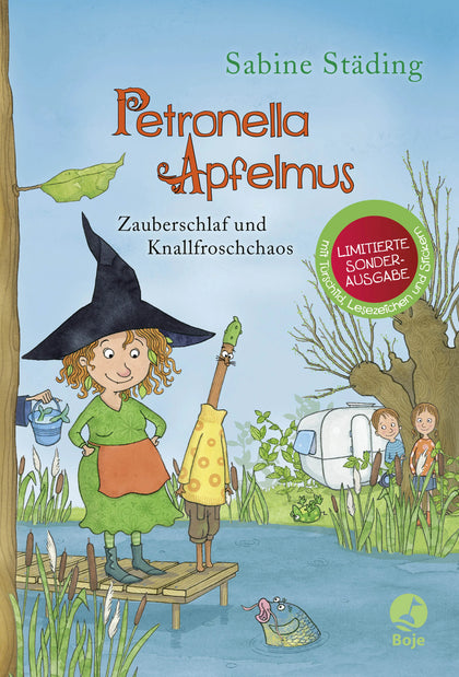 Buchcover von 'Petronella Apfelmus - Zauberschlaf und Knallfroschchaos' - Paperback von Sabine Städing