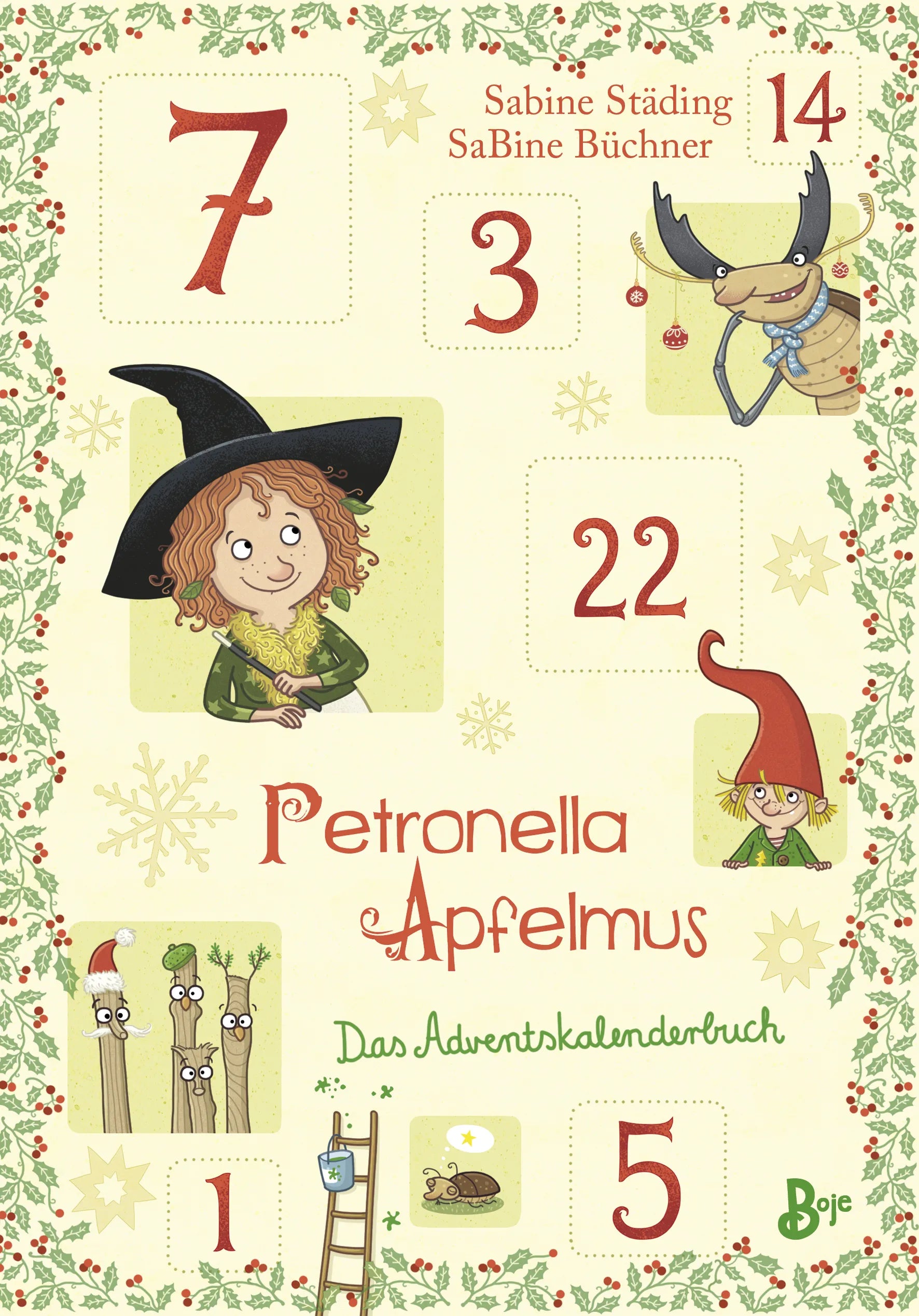 Buchcover von 'Petronella Apfelmus - Das Adventskalenderbuch' - Gebundene Ausgabe von Sabine Städing