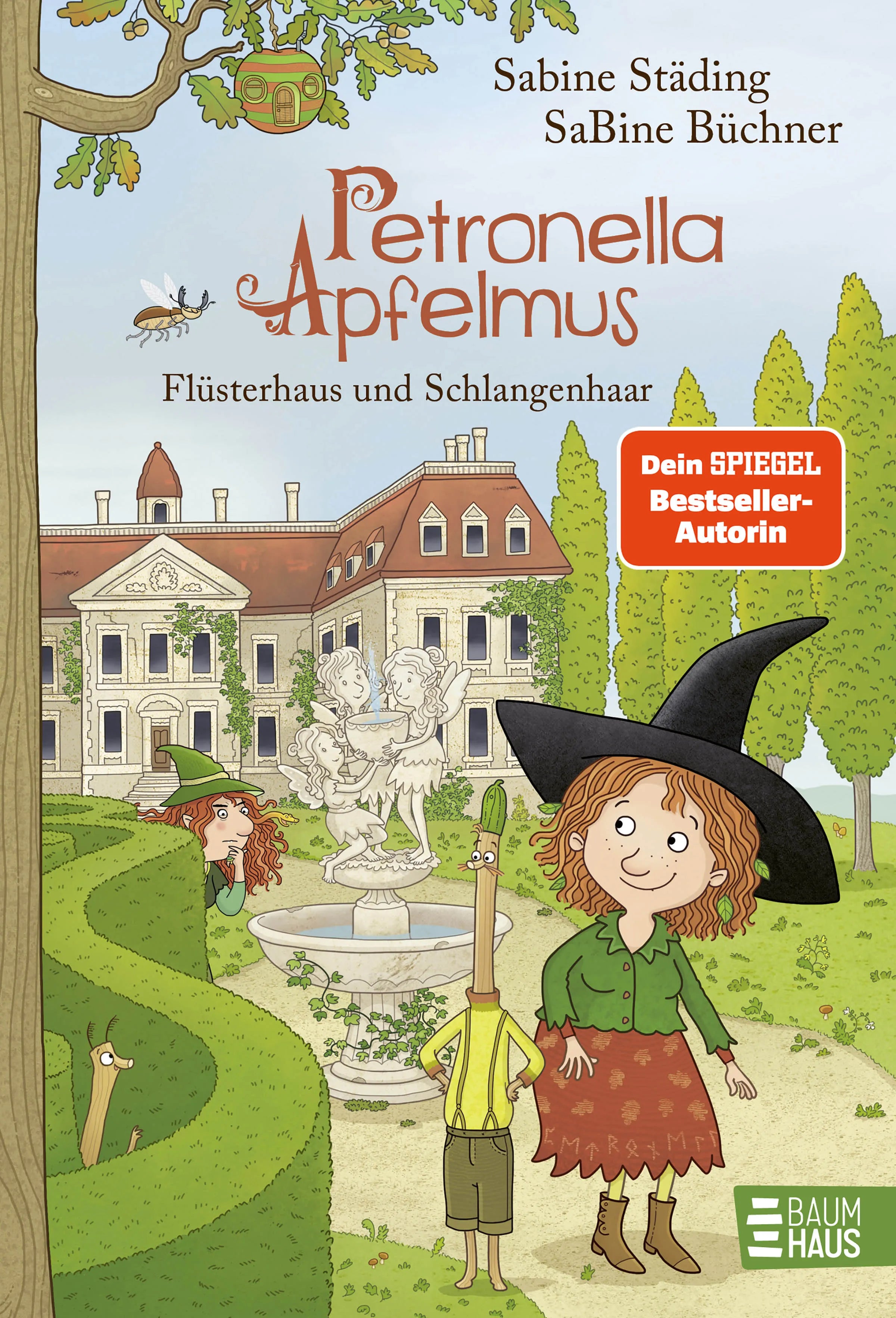 Cover: Petronella Apfelmus - Flüsterhaus und Schlangenhaar (Hardcover) von Sabine Städing