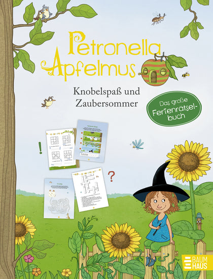 Buchcover von 'Petronella Apfelmus - Knobelspaß &amp; Zaubersommer. Das große Ferien-Rätselbuch' - Paperback von Sabine Städing