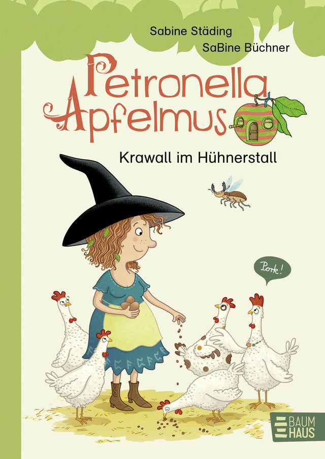Buchcover von 'Petronella Apfelmus - Krawall im Hühnerstall' - Gebundene Ausgabe von Sabine Städing