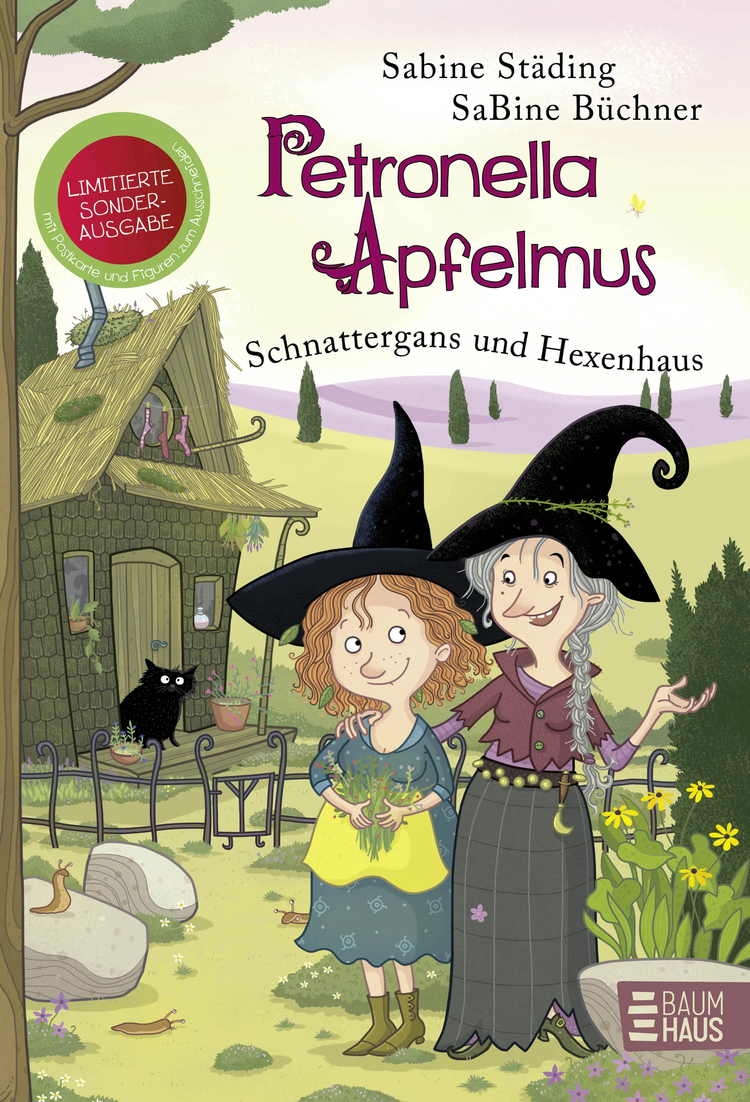 Buchcover von 'Petronella Apfelmus - Schnattergans und Hexenhaus' - Paperback von Sabine Städing