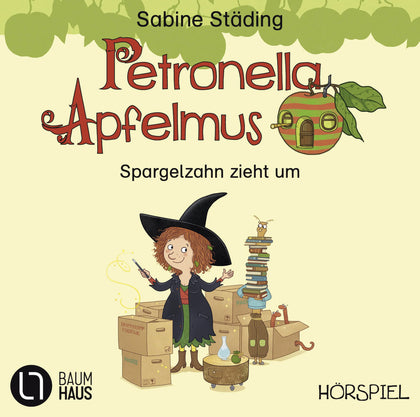 Buchcover von 'Petronella Apfelmus - Spargelzahn zieht um' - Hörbuch (CD) von Sabine Städing