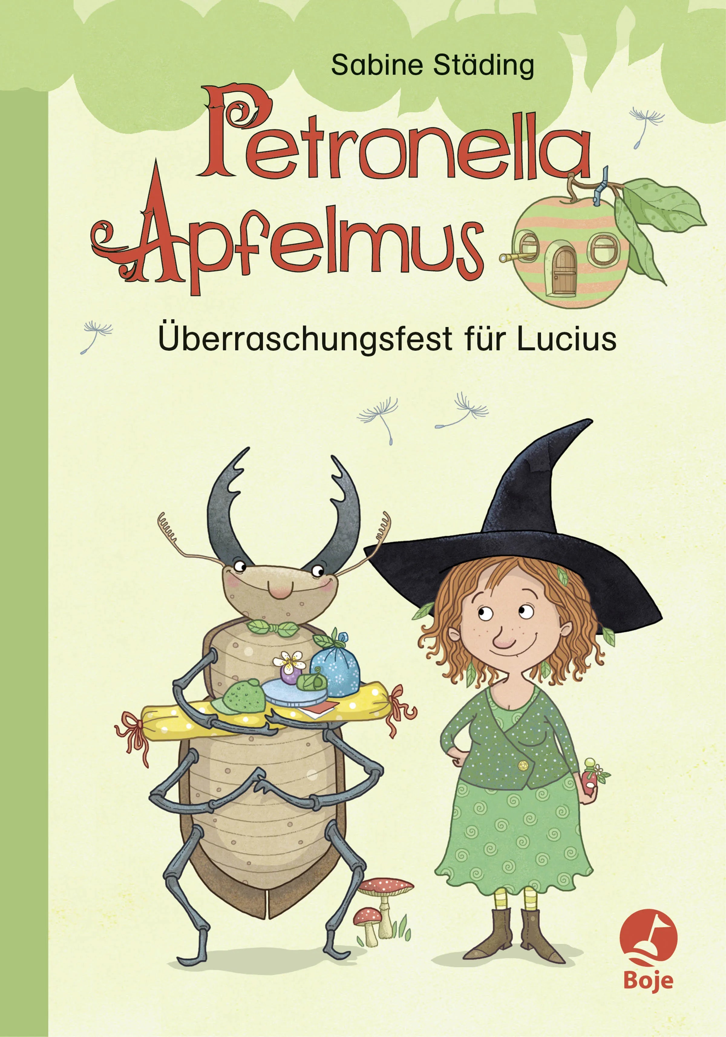 Buchcover von 'Petronella Apfelmus - Überraschungsfest für Lucius' - Gebundene Ausgabe von Sabine Städing