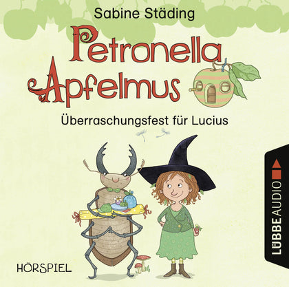 Buchcover von 'Petronella Apfelmus - Überraschungsfest für Lucius' - Hörbuch (CD) von Sabine Städing