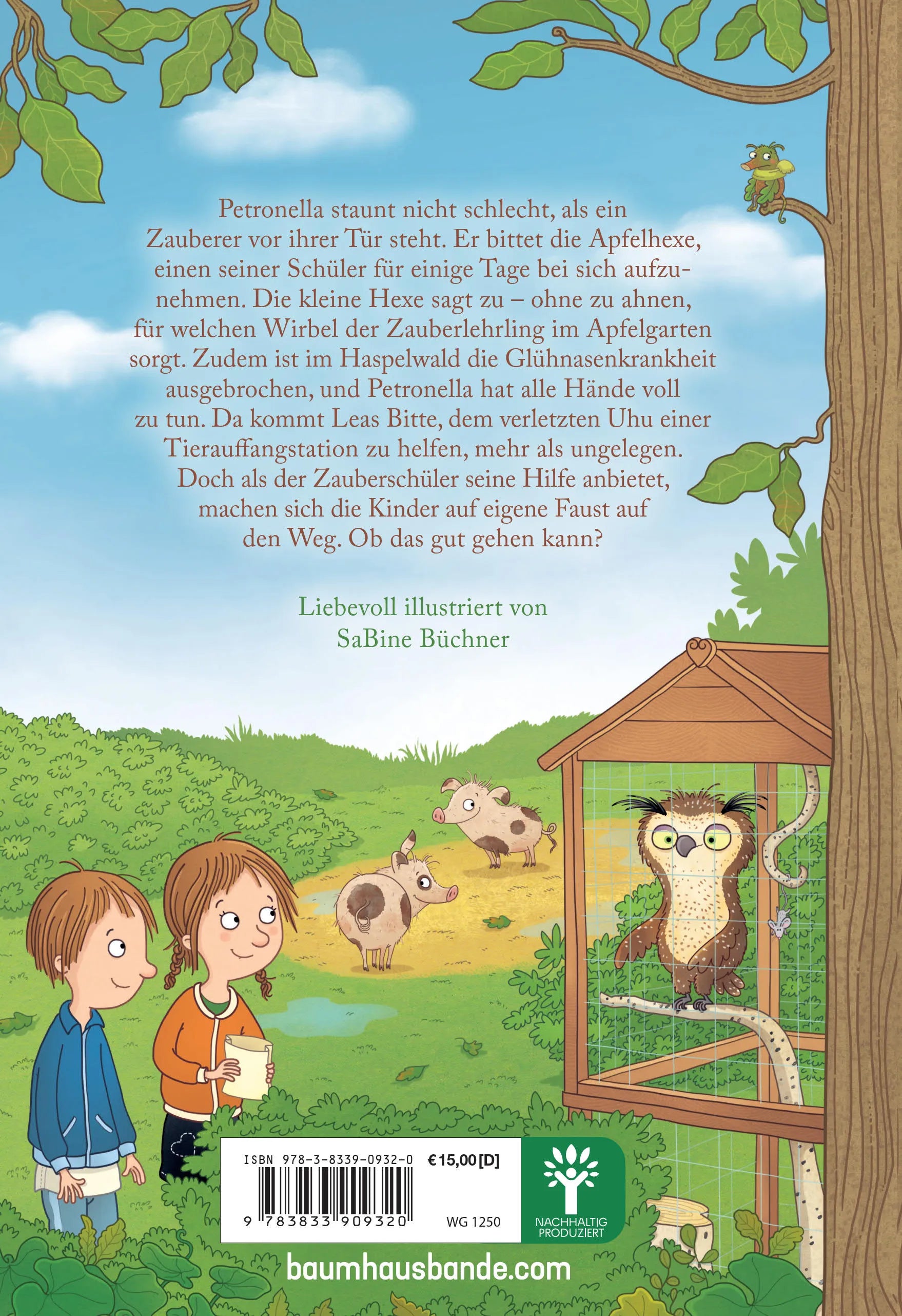 Detailansicht: Petronella Apfelmus - Zauberei und Eulenschrei (Hardcover)