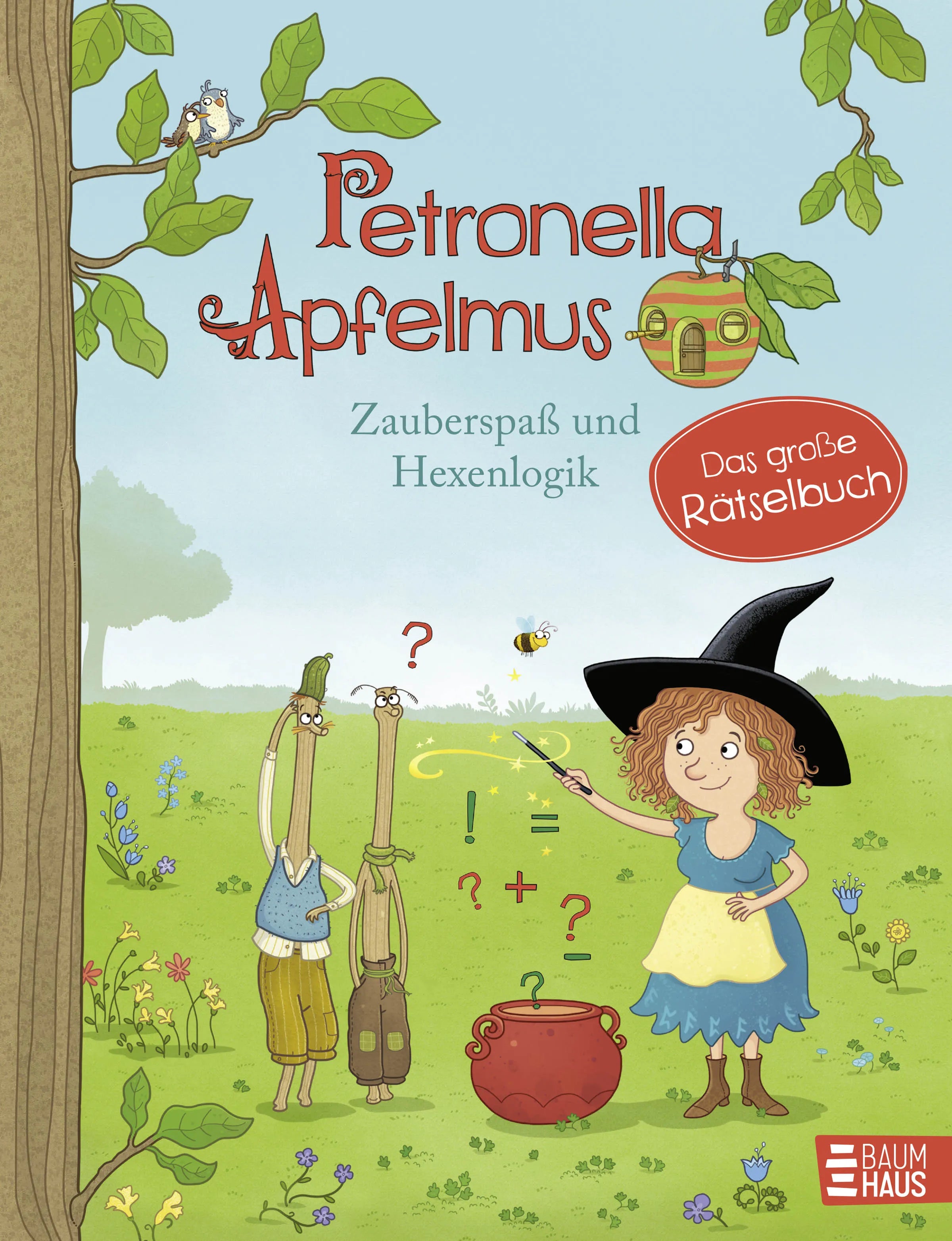 Buchcover von 'Petronella Apfelmus - Zauberspaß und Hexenlogik. Das große Rätselbuch' - Paperback von Sabine Städing