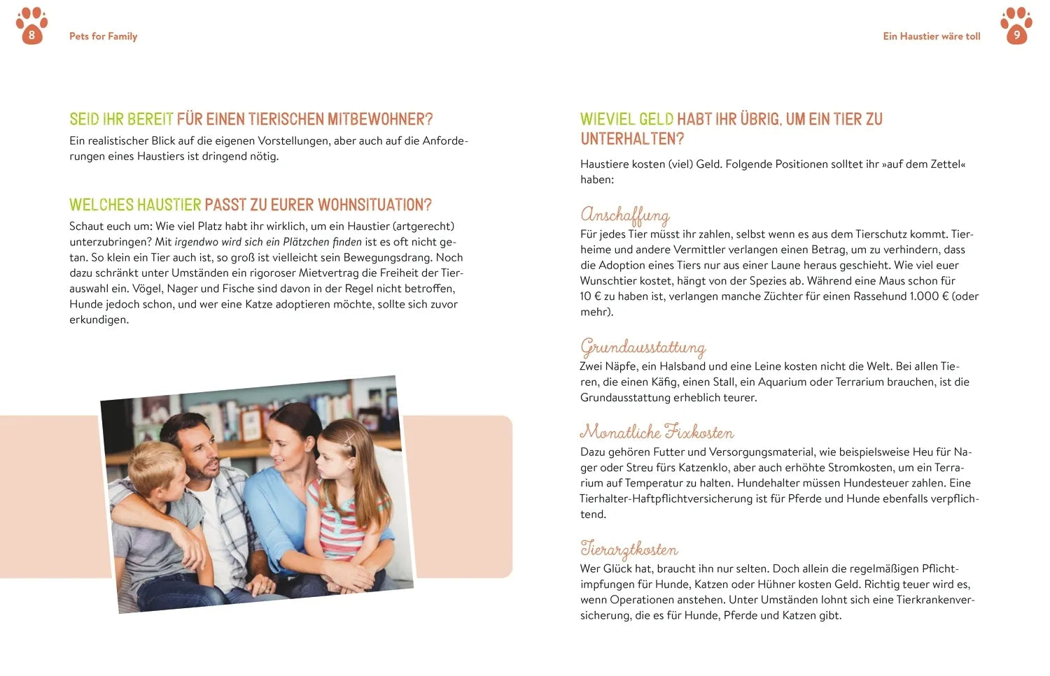 Detailansicht: Pets for Family (Taschenbuch)