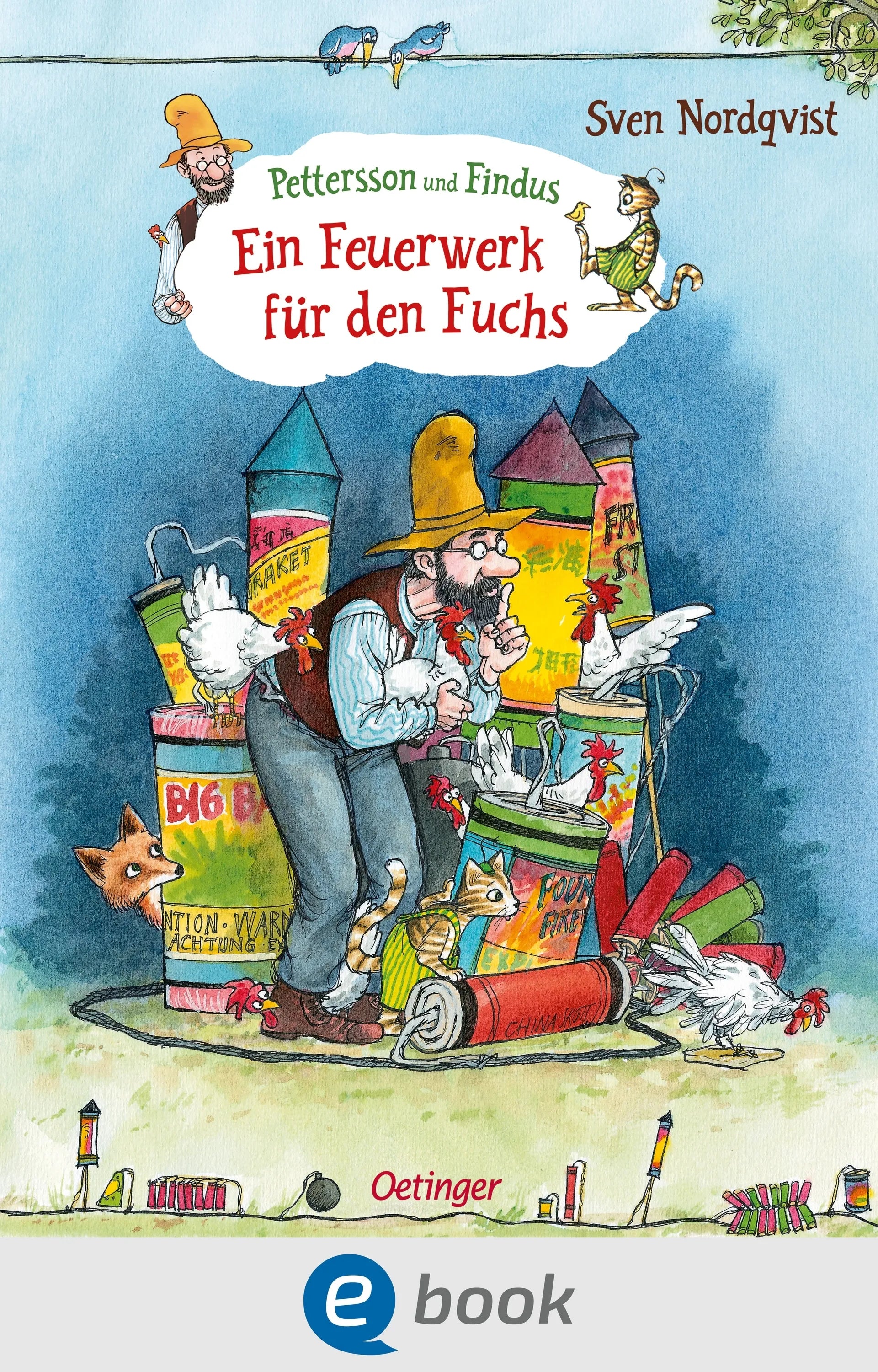 Cover: Pettersson und Findus. Ein Feuerwerk für den Fuchs (E-Book) von Sven Nordqvist