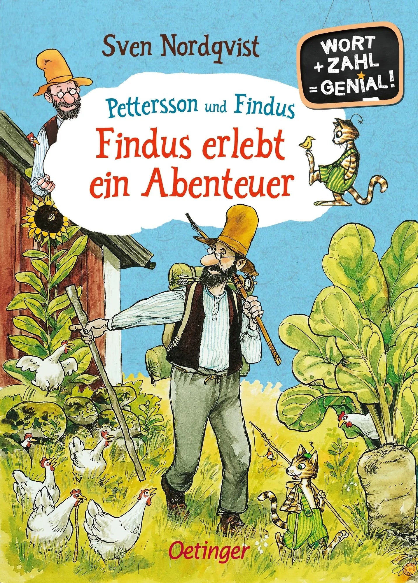 Cover: Pettersson und Findus. Findus erlebt ein Abenteuer (Hardcover) von Alexandra Hanneforth