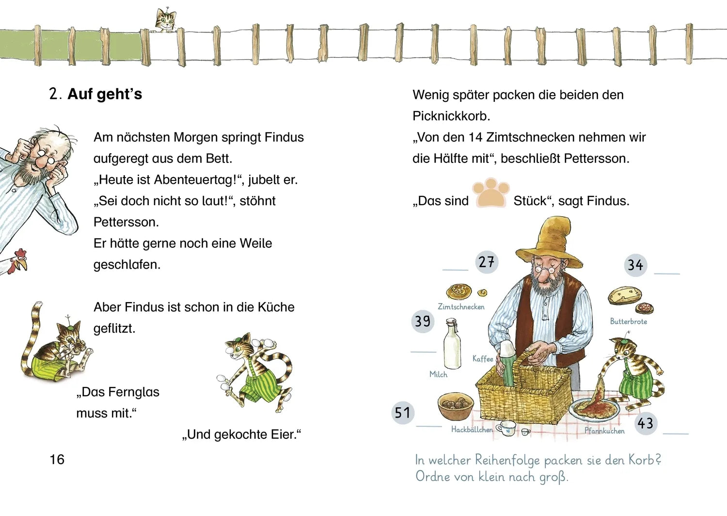 Detailansicht: Pettersson und Findus. Findus erlebt ein Abenteuer (Hardcover)