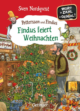 Buchcover von 'Pettersson und Findus. Findus feiert Weihnachten' - Gebundene Ausgabe von Alexandra Hanneforth