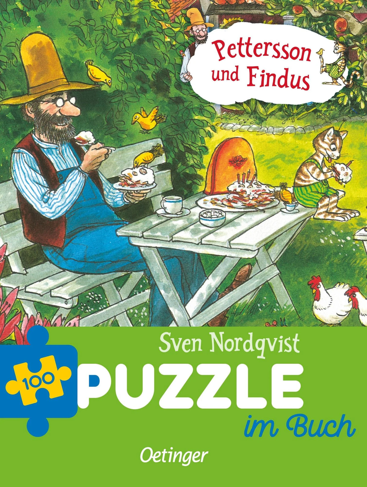 Pettersson und Findus. Puzzle im Buch. 100 Teile – Ansicht