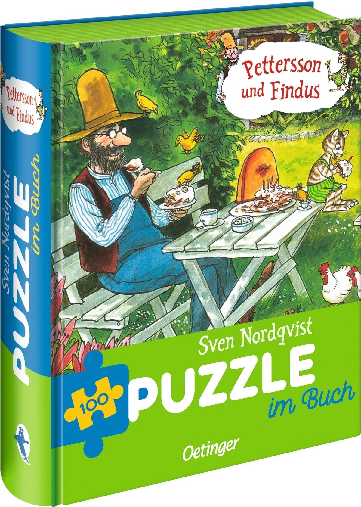 Kinderpuzzle: Pettersson und Findus. Puzzle im Buch. 100 Teile