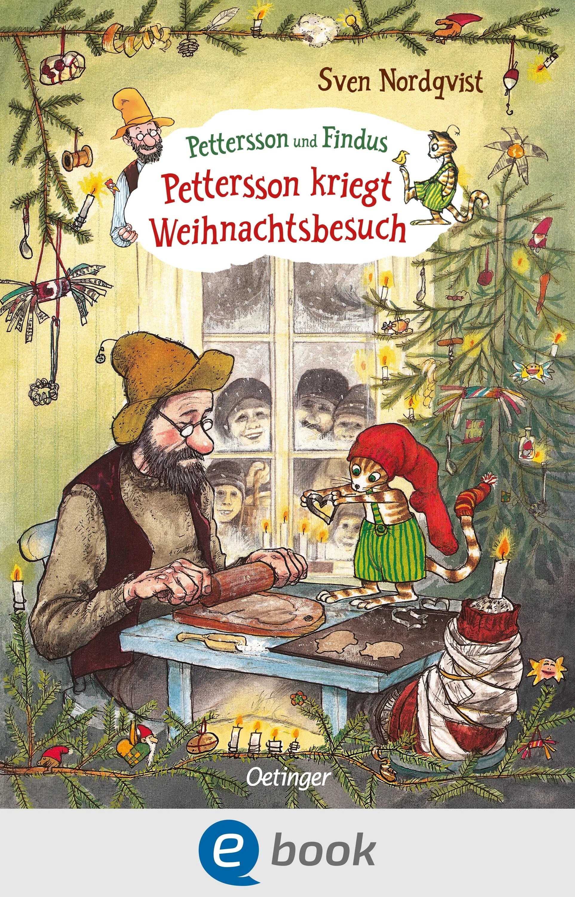 Cover: Pettersson und Findus. Pettersson kriegt Weihnachtsbesuch (E-Book) von Sven Nordqvist
