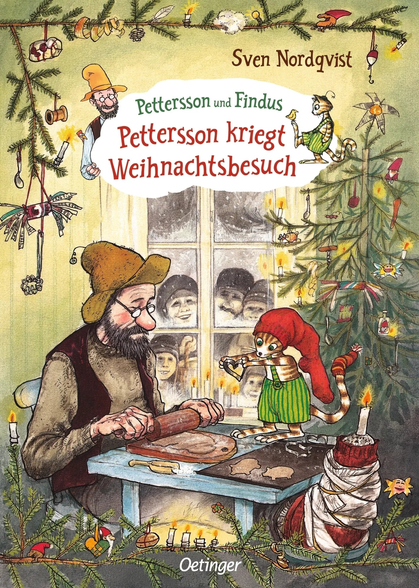 Buchcover von 'Pettersson und Findus. Pettersson kriegt Weihnachtsbesuch' - Gebundene Ausgabe von Sven Nordqvist