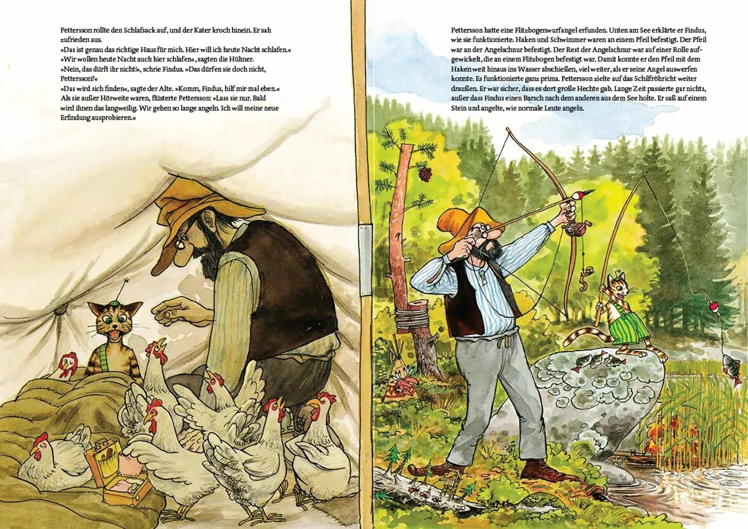 Abbildung von 'Pettersson und Findus. Pettersson zeltet'
