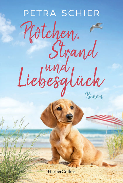 Buchcover von 'Pfötchen, Strand und Liebesglück' - Taschenbuch von Petra Schier