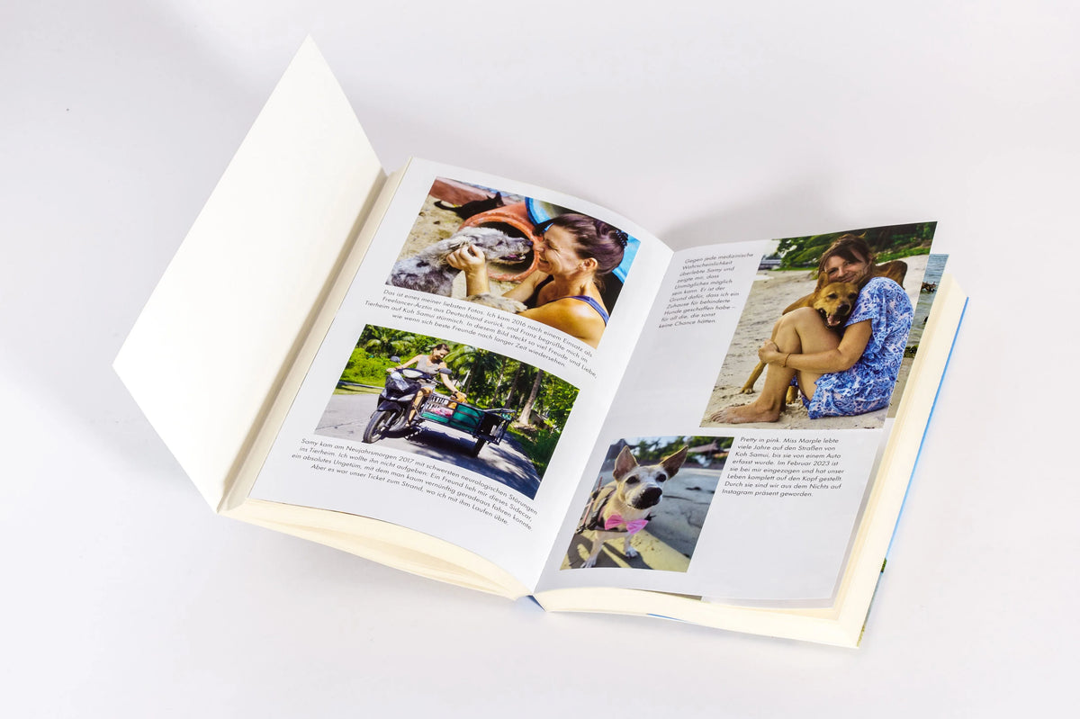 Detailansicht: Pfoten im Sand (Paperback)