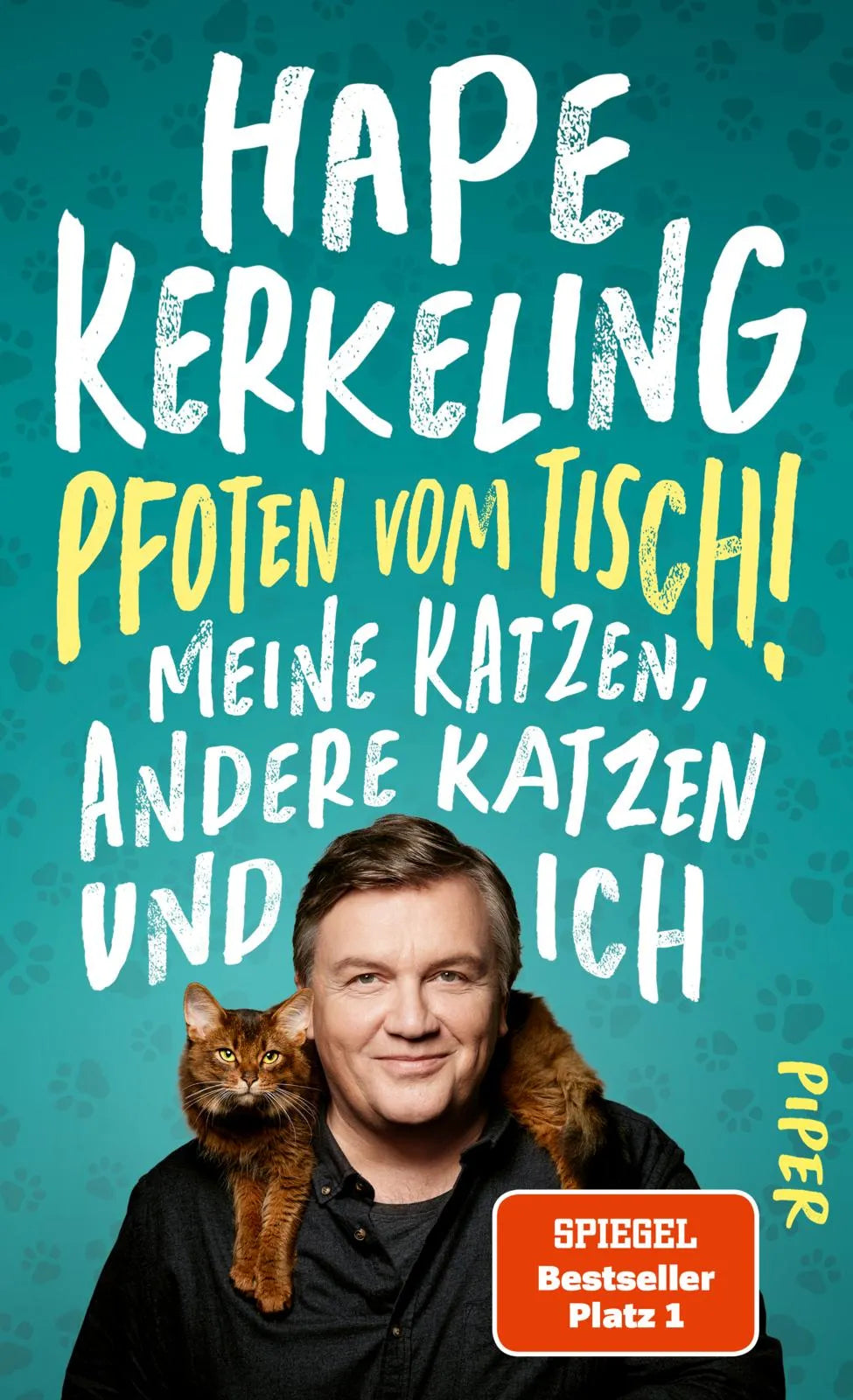 Buchcover von 'Pfoten vom Tisch!' - Gebundene Ausgabe von Hape Kerkeling