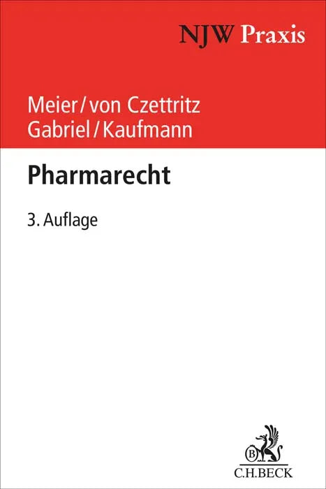 Buchcover von 'Pharmarecht' - Taschenbuch von Alexander Meier