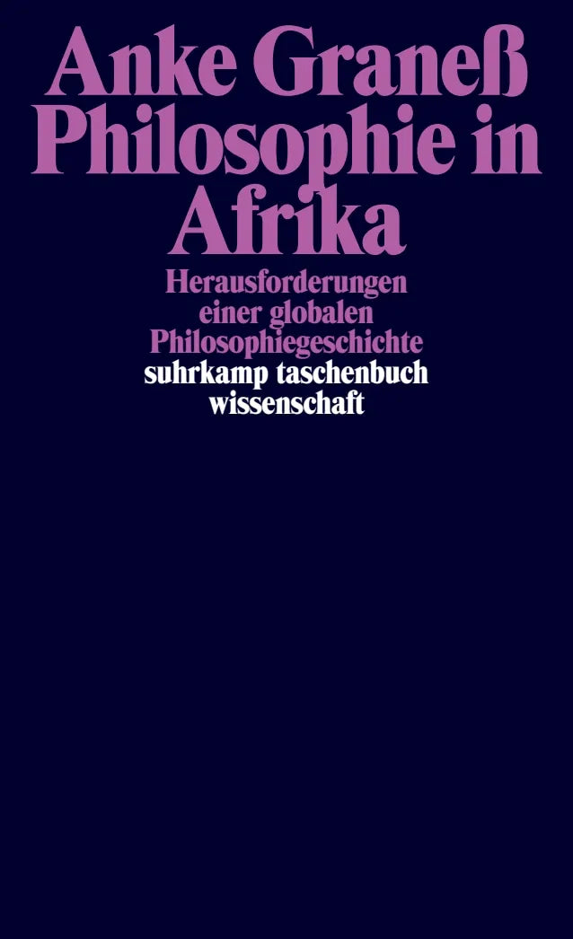 Buchcover von 'Philosophie in Afrika' - Taschenbuch von Anke Graneß
