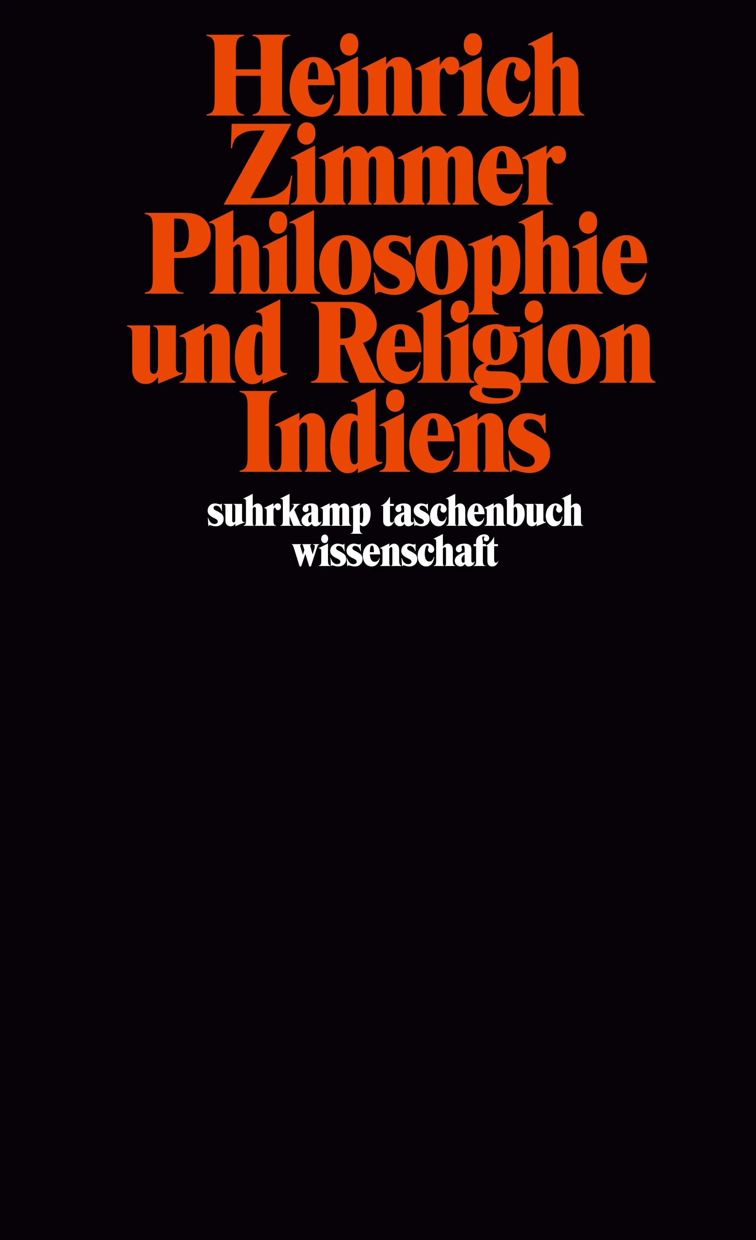 Buchcover von 'Philosophie und Religion Indiens' - Taschenbuch von Heinrich Zimmer