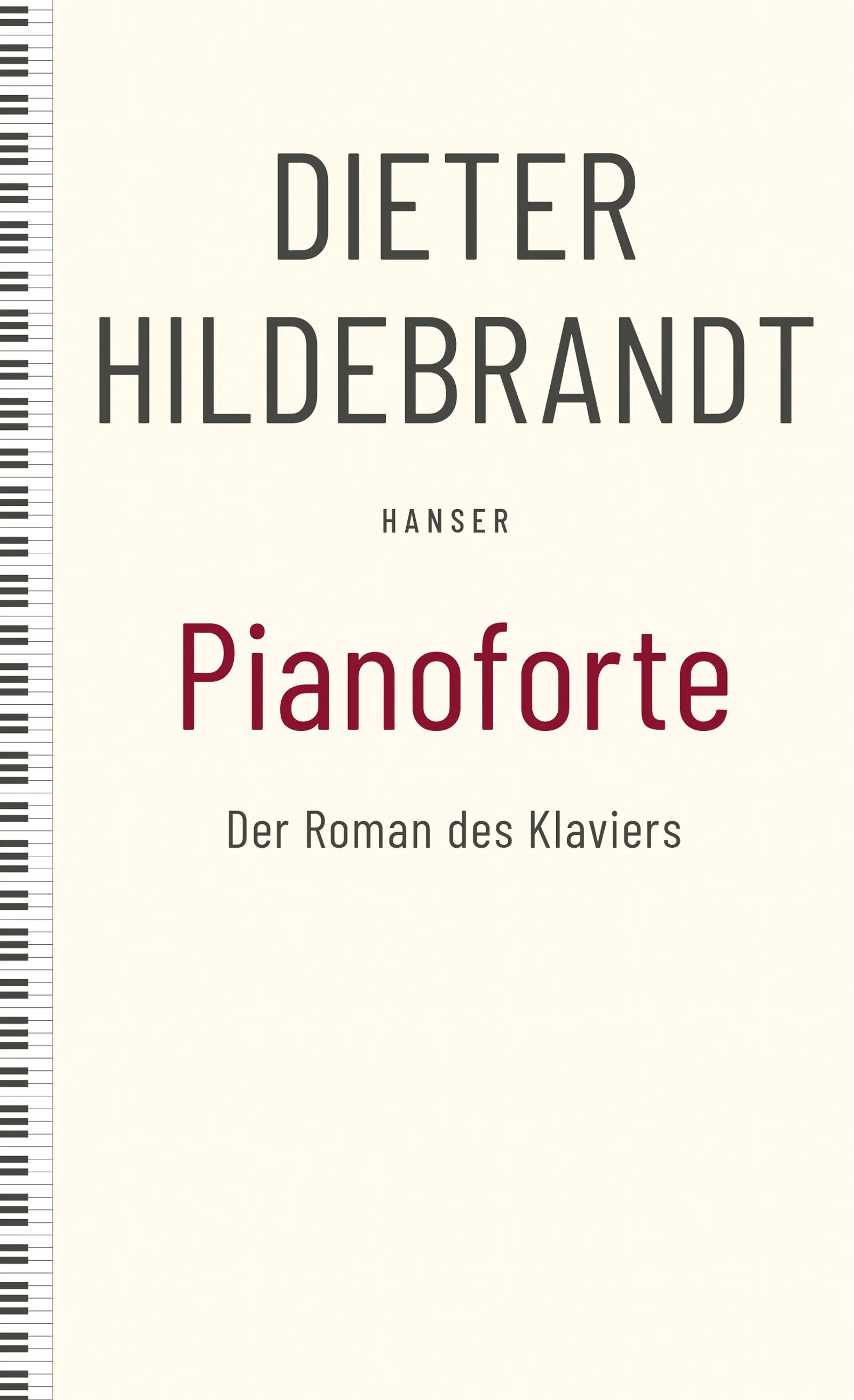 Buchcover von 'Pianoforte' - Taschenbuch von Dieter Hildebrandt