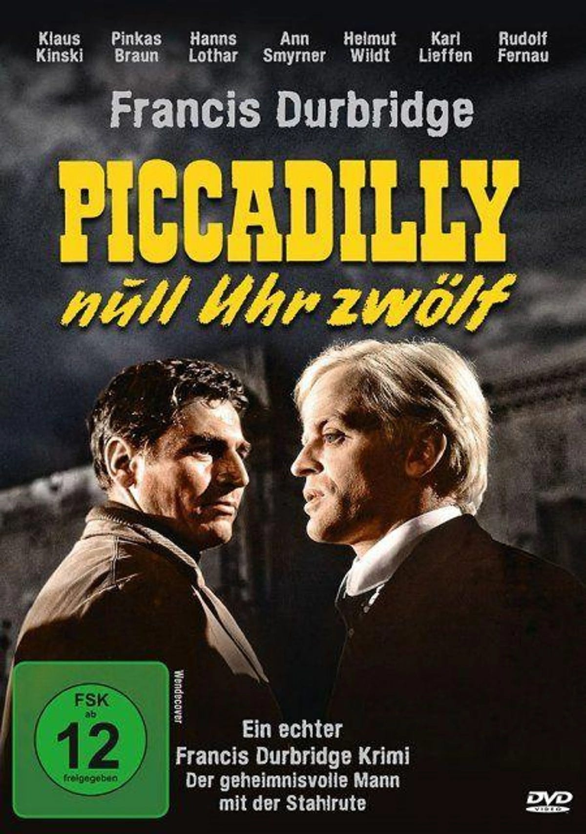 DVD-Cover: Piccadilly null Uhr zwölf. Regie: Rudolf Zehetgruber