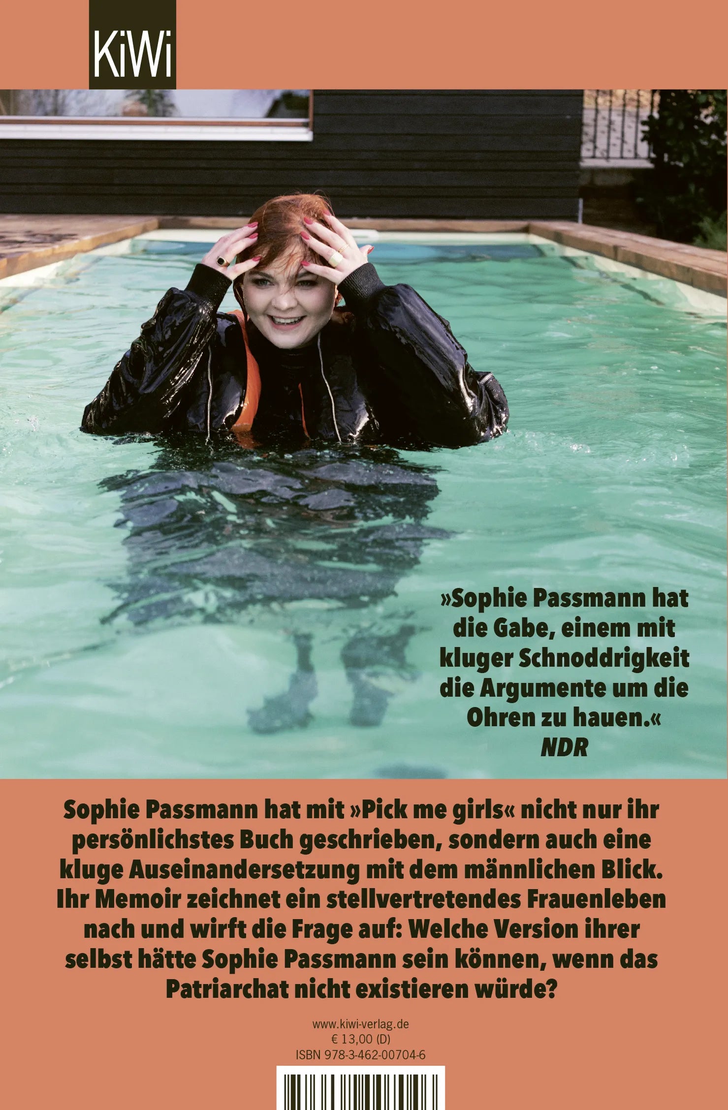 Buchrückseite von 'Pick me Girls' mit Klappentext - Taschenbuch