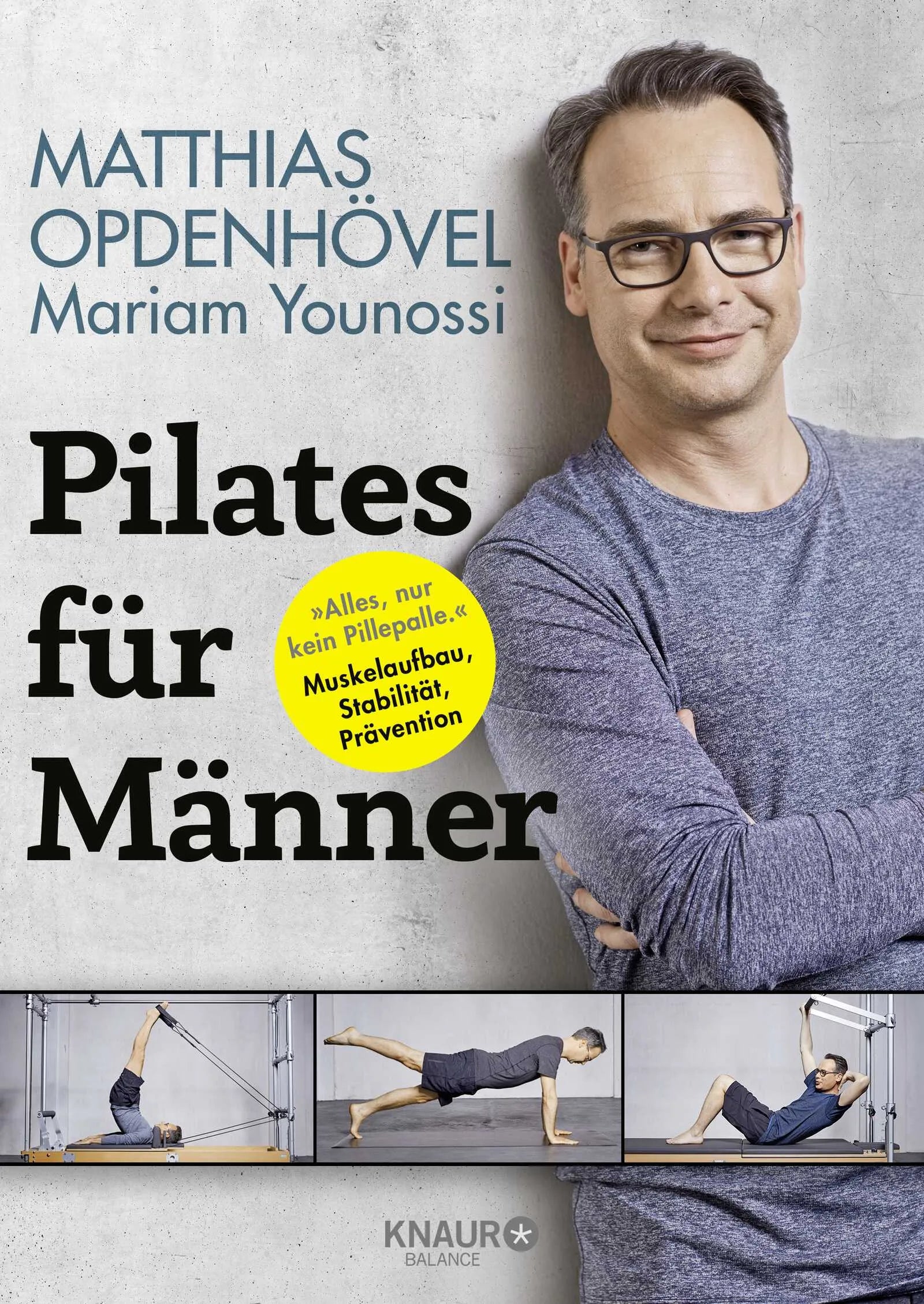 Buchcover von 'Pilates für Männer' - Paperback von Matthias Opdenhövel
