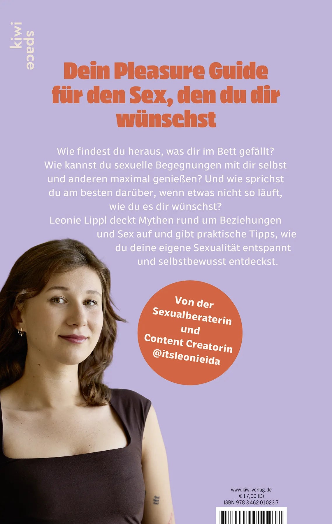 Buchrückseite von 'Pillow Talk' mit Klappentext - Paperback